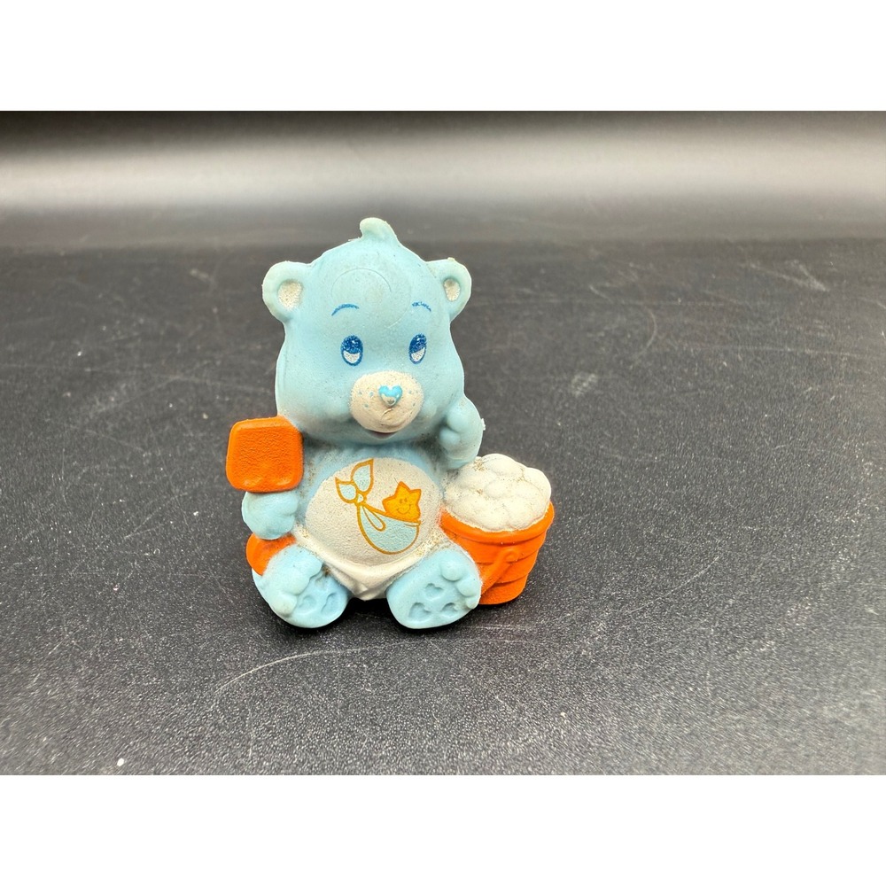 Vintage 1984 Baby Tugs Care Bears Figurine AGC Blue PVC Collectible‎